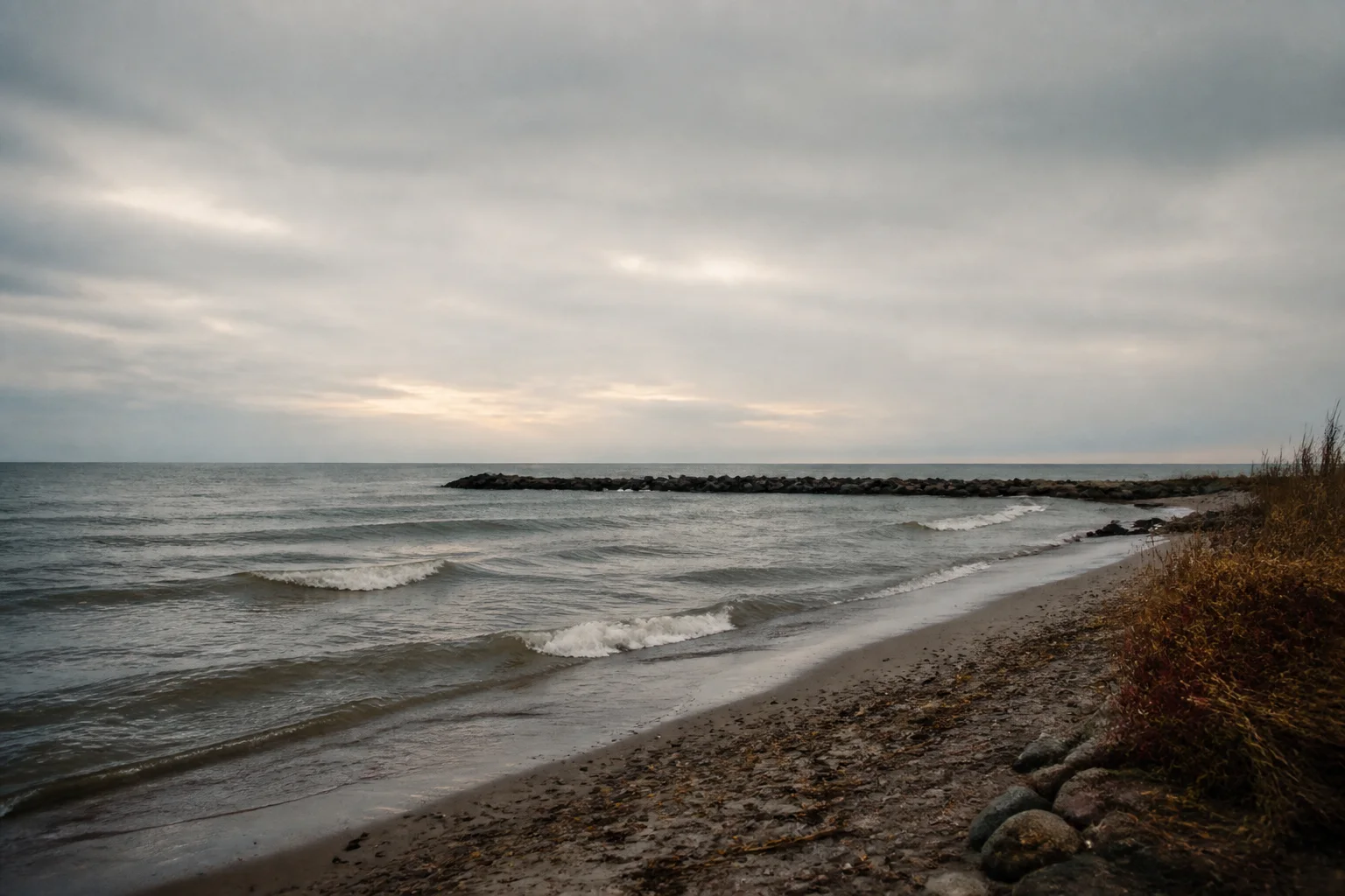 Concept Lake Erie shoreline image representing the Port Clinton setting